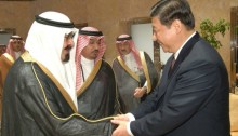Former Saudi King Abdullah meets with then-Chinese Vice President, Xi Jinping [Photo Credit: Reuters]
