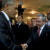 Barack Obama and Raúl Castro shake hands as they meet for the first time at the 2015 Summit of the Americas in Panama [Photo Credit: Reuters]